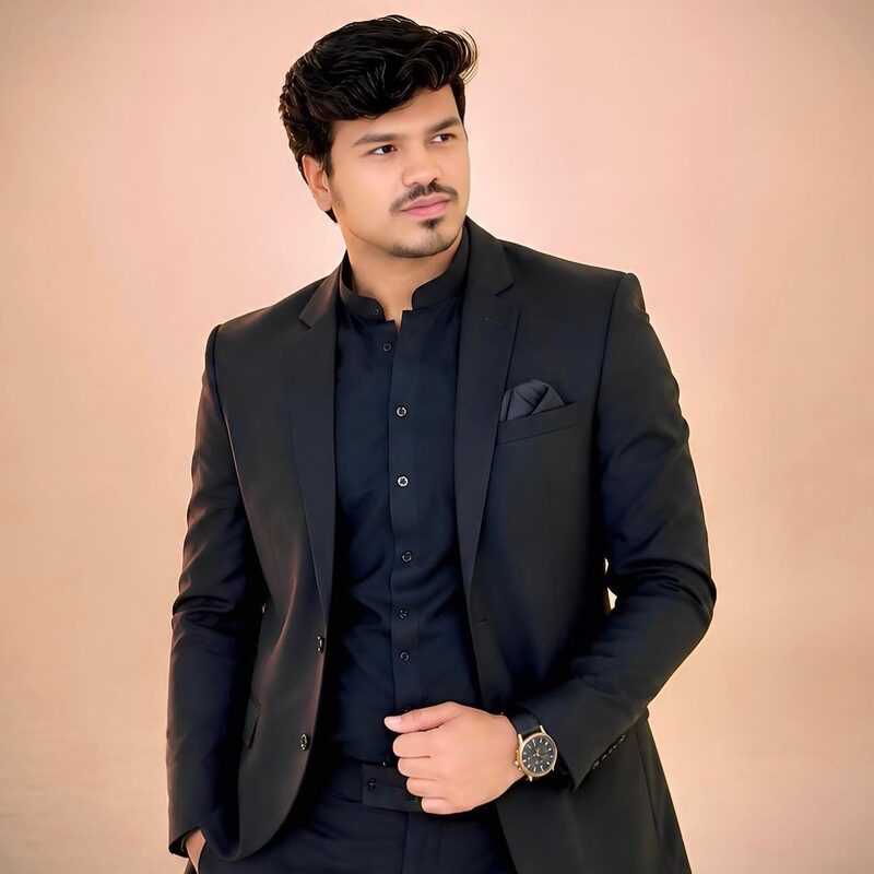 Portrait of MR.Raish Alam, co-founder of Plus One
